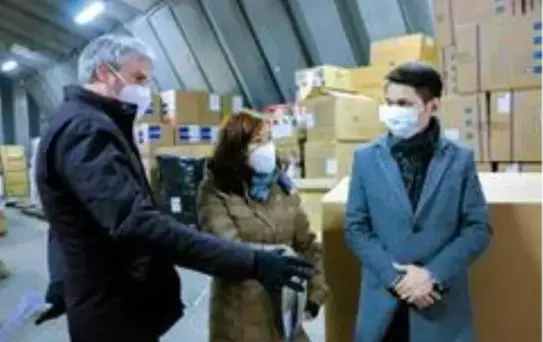 Almanya'dan Covid-19 hastalarının tedavisi için Kırgızistan'a tıbbi yardım