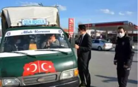 Kaymakamdan ışıksız yaya geçitlerinde denetim