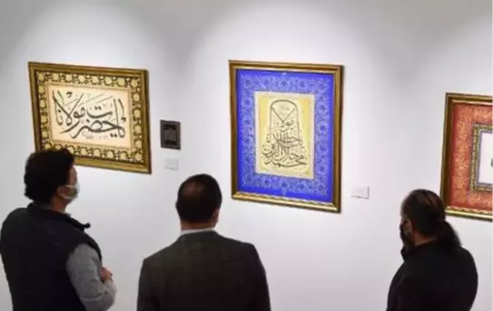 Mevleviliğin Hat Sanatına Yansımaları Sergisi Beyoğlu'nda açıldı