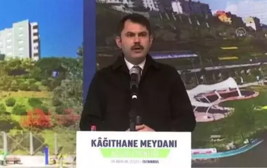 Son dakika haberleri | Çevre ve Şehircilik Bakanı Kurum, Kağıthane Meydanı Açılış Töreni'nde konuştu
