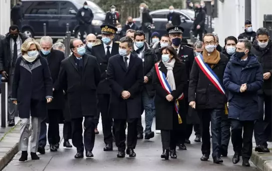 Fransa'da Charlie Hebdo saldırısının 6. yıldönümü için tören düzenlendi