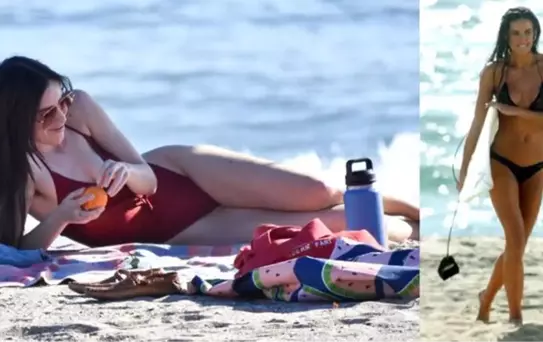 Plajda tek başına: Annesini hatırlattı