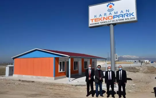 Rektör Ak, Karaman Teknopark'ta incelemelerde bulundu