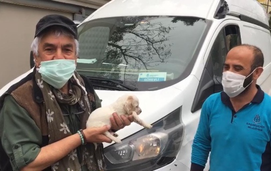Avcılardan Arama Kurtarma Timine yavru köpek hediye