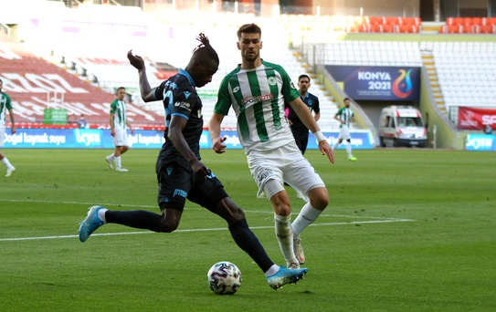 Süper Lig: Konyaspor: 1 - Trabzonspor: 1 (Maç sonucu)