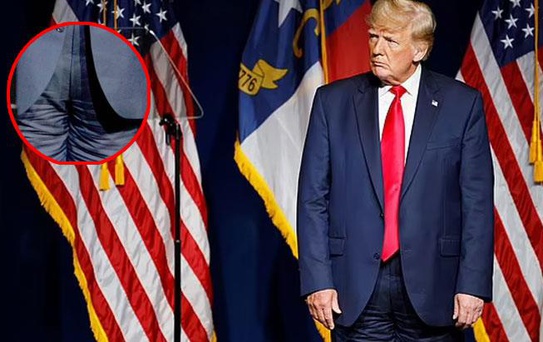 Trump, pantolonunu ters giydi! Dünya bu görüntüleri konuşuyor