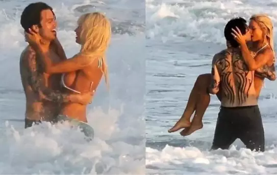 Pam and Tommy filminin çekimleri sürüyor: Yıllar sonra yeniden plaj düğünü