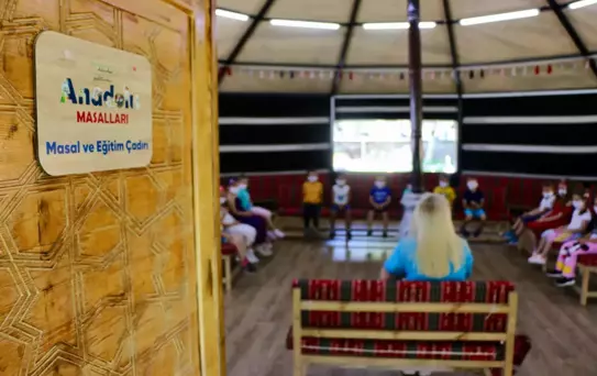 Son dakika haberi... Eskişehirli çocuklar Masal Evi'nde Anadolu kültürüyle yoğruluyor