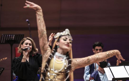 Azerbaycanlı sanatçı Azerin başkentli müzikseverlerle buluştu