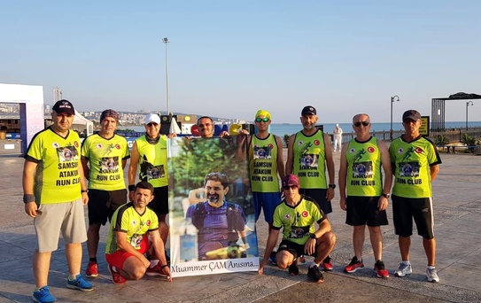 Samsun Atakum Run Club ailesi Muammer Çam'ı unutmadı