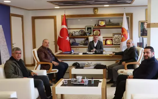 Son dakika haber | Havza OSB'de yatırım yapacak iş insanlarından TSO ve Belediyeye ziyaret