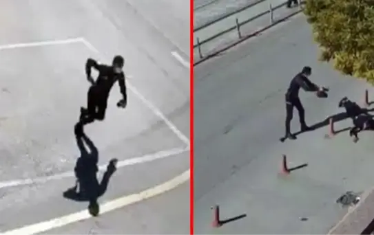 Avukatı bacağından vuran iki saldırgan yakayı ele verdi