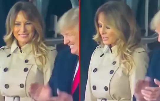 Melania Trump boşanma dedikodularını yalanladı ama çok da mutlu değildi