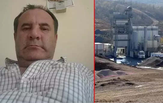 Taş kırma makinesinin içine düşen işçi, hayatını kaybetti