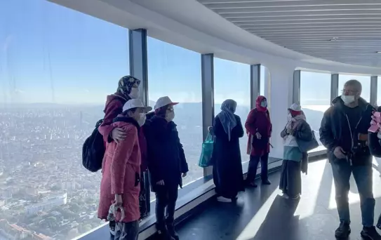 Özel Gereksinimli Bireyler, Çamlıca Kulesi ve Çamlıca Camisi'ni gezdi