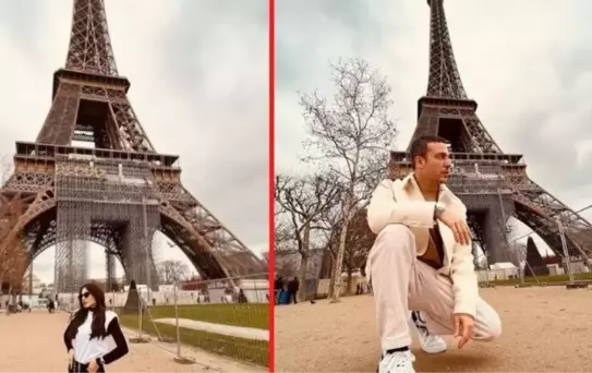 Aşk tatiline çıktılar: Demet Özdemir ve Oğuzhan Koç Paris'te