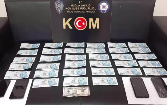Milas'ta sahte para ele geçirildi, 4 kişi gözaltına alındı