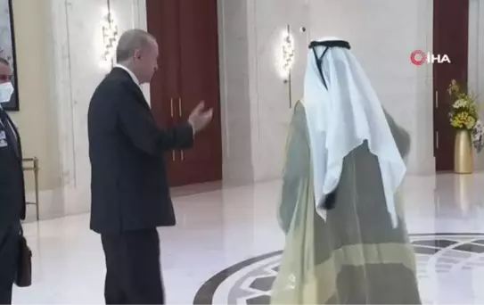 Cumhurbaşkanı Erdoğan, BAE Devlet Başkan Yardımcısı El Maktum'la görüştü