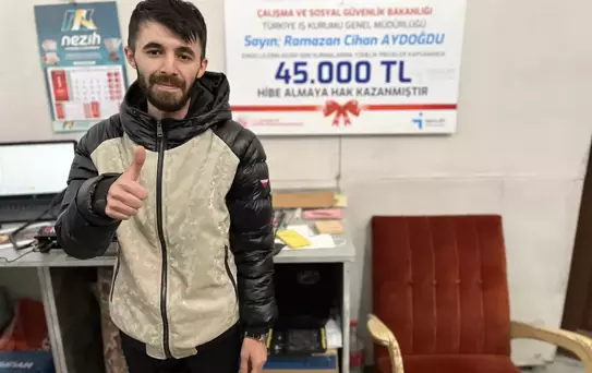 Engelli genç İŞKUR'un desteğiyle reklamcı oldu