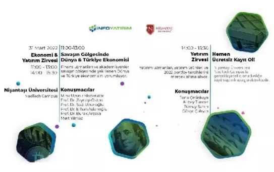 Son dakika haber! Nişantaşı Üniversitesi ile İnfo Yatırım, Ekonomi ve Yatırım Zirvesi düzenliyor