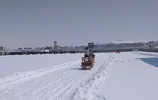 Erzurum'da Atlı Kızak Türkiye Şampiyonası yapıldı