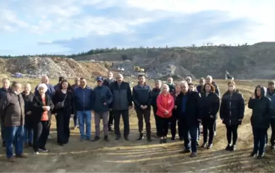 Taş ocağında, projedeki taahhüdün ihlal edilip patlatma yapıldığı iddiası