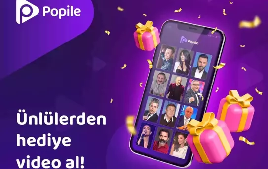 Popile ünlü isimlerle video hediye seçeneği oluşturdu