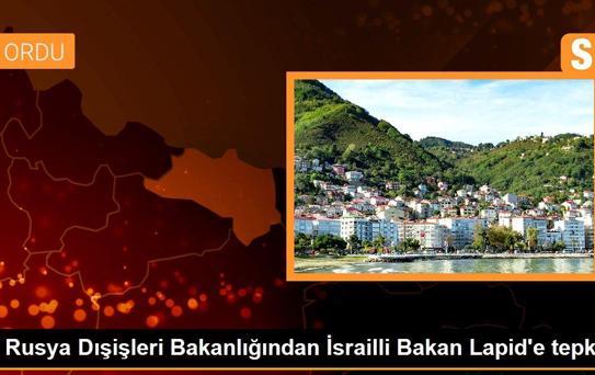 Rusya Dışişleri Bakanlığından İsrailli Bakan Lapid'e tepki