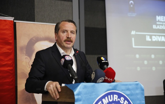 Memur-Sen Genel Başkanı Yalçın, Elazığ'da konuştu