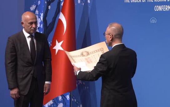 Rönesans Holding Başkanı Ilıcak'a 'Japonya'nın en yüksek devlet nişanı' takdim edildi