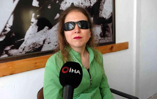 Türkiye şampiyonu olan görme engelli sporcu: 'Engellilere de eşit şartlar sunulmalı'