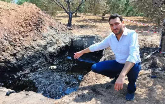 MANİSA'DA SU KUYUSUNDA PETROL BULUNMASI SEVİNÇ YAŞATTI