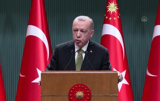 Cumhurbaşkanı Erdoğan, Kabine Toplantısı'nın ardından millete seslendi: (1)