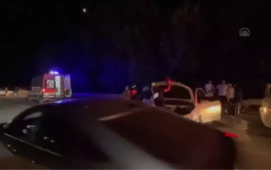 Trafik kazalarında 2 kişi yaralandı