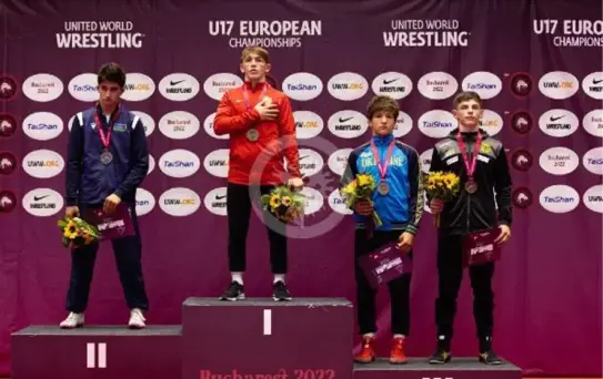 U17 Avrupa Güreş Şampiyonası'nda millilerden 15 madalya