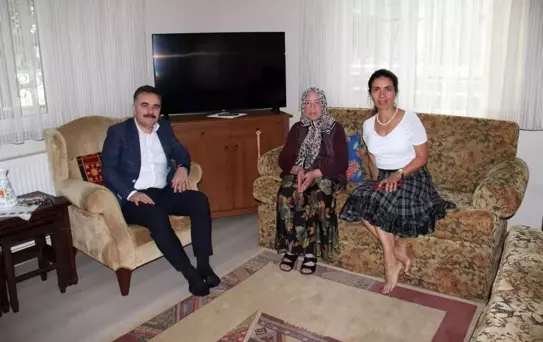 Kaymakam Odabaş'tan şehit ve gazi ailelerine bayram ziyareti