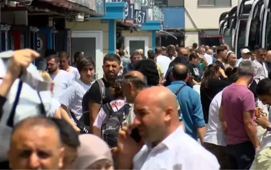 Otogarda yoğunluk; polis denetim yaptı