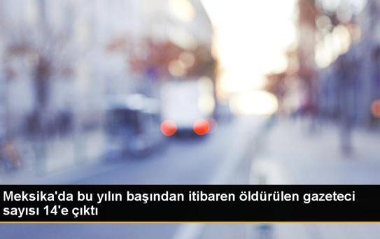 Meksika'da bu yılın başından itibaren öldürülen gazeteci sayısı 14'e çıktı