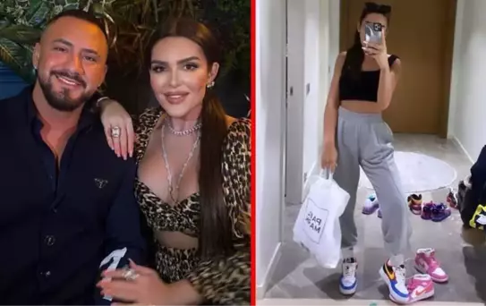 Selin Ciğerci, 2. kez boşandığı Gökhan Çıra'nın evine gitti! Çıra'nın eski sevgilisi Sedef Bekiroğlu'nun ayakkabısına basıp poz verdi