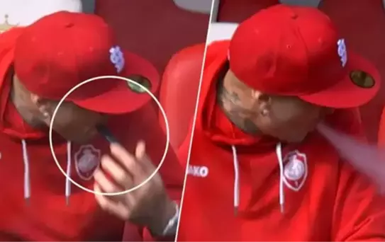 Yedek kulübesinde e-sigara içen yıldız futbolcu kadro dışı kaldı