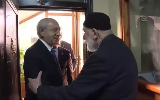 Kılıçdaroğlu, Ahmet Şevki Ergin Kültür ve Hizmet Vakfı Başkanı Ali Şakir Ergin'i ziyaret etti