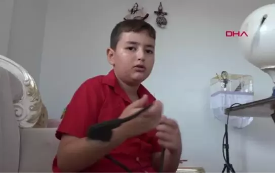 OTİZMLİ KUZEY, YAZDIĞI HİKAYELERİ KİTAPLAŞTIRMAK İSTİYOR