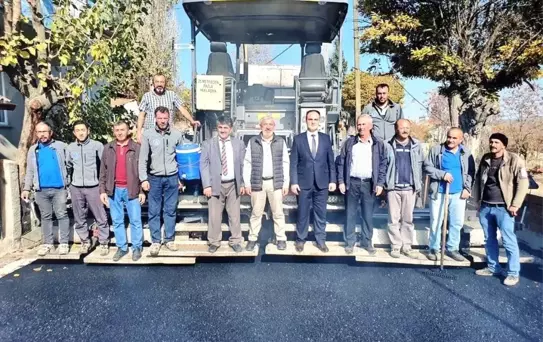 Hisarcık Aşağı ve Yukarı Yoncaağaç köyü yollarına sıcak asfalt