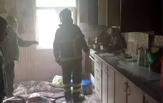 İkamet yangınında 1 kişi dumandan zehirlendi