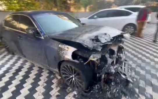 İyi Parti il başkan yardımcısının otomobili kundaklandı