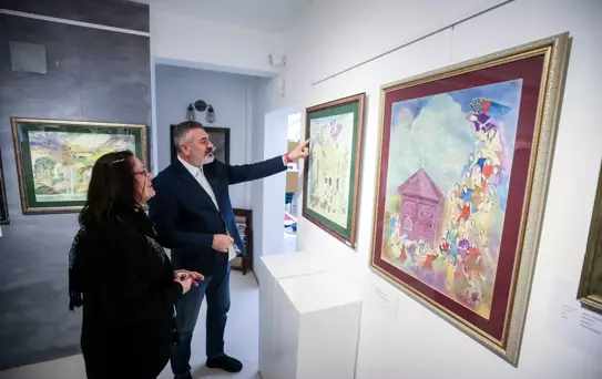 Bursa'daki sergi, Tokat'ın geçmişine farklı tekniklerdeki 59 tabloyla ışık tutuyor