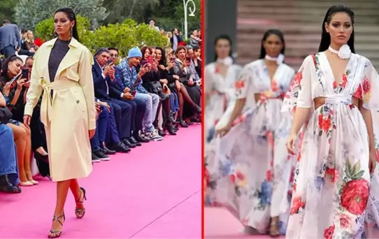 Antalya'da Cindy rüzgarı: Dünyaca ünlü model Dosso Dossi Fashion Show'da podyuma çıktı
