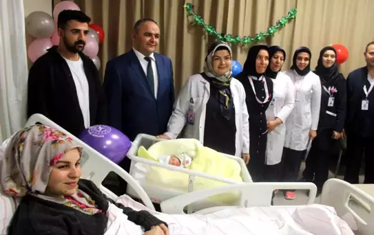 Kayseri'de yılın ilk bebeği 'Yüsra' oldu