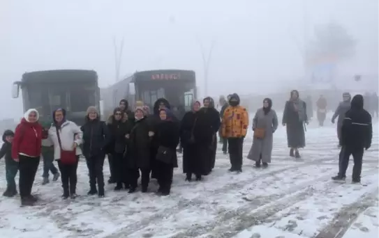 KARTEPE BEYAZA BÜRÜNDÜ