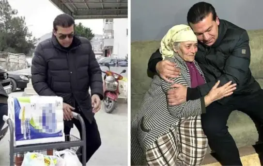 Kıbrıs Türkü Hollywood yıldızın Tamer Hassan'dan depremzedelere destek
